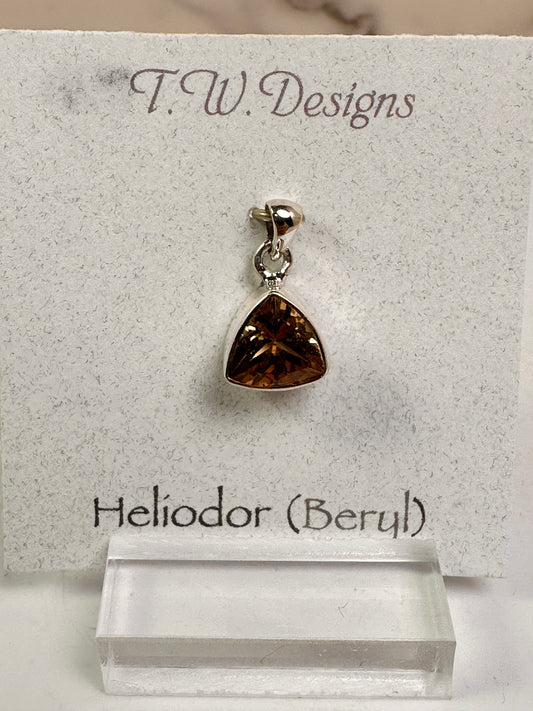 Heliodor (Beryl) Pendant | Sterling Silver