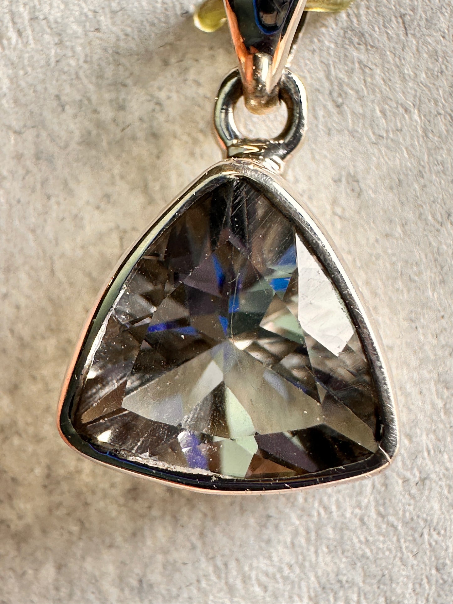 Herkimer Diamond Pendant | Sterling Silver