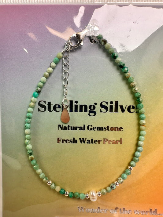 Peruvian Turquoise Beaded Bracelet | Peru