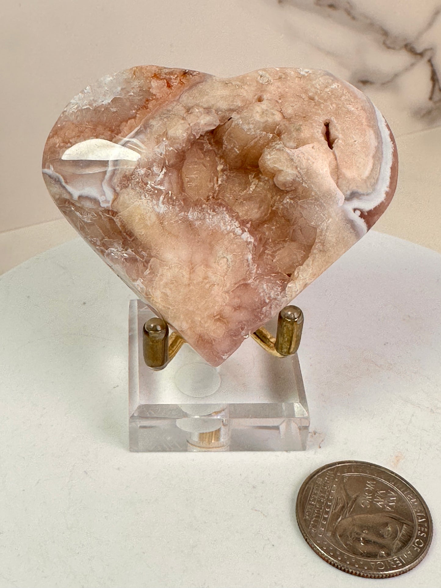 Pink Amethyst Hearts | Brazil