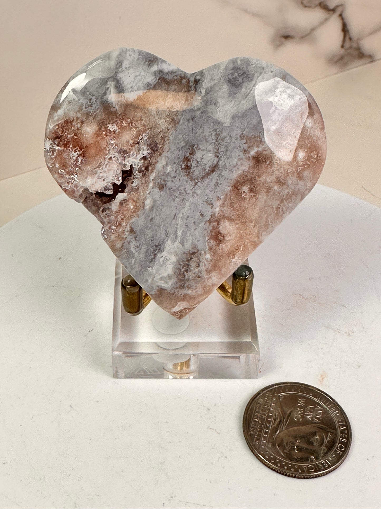 Pink Amethyst Hearts | Brazil