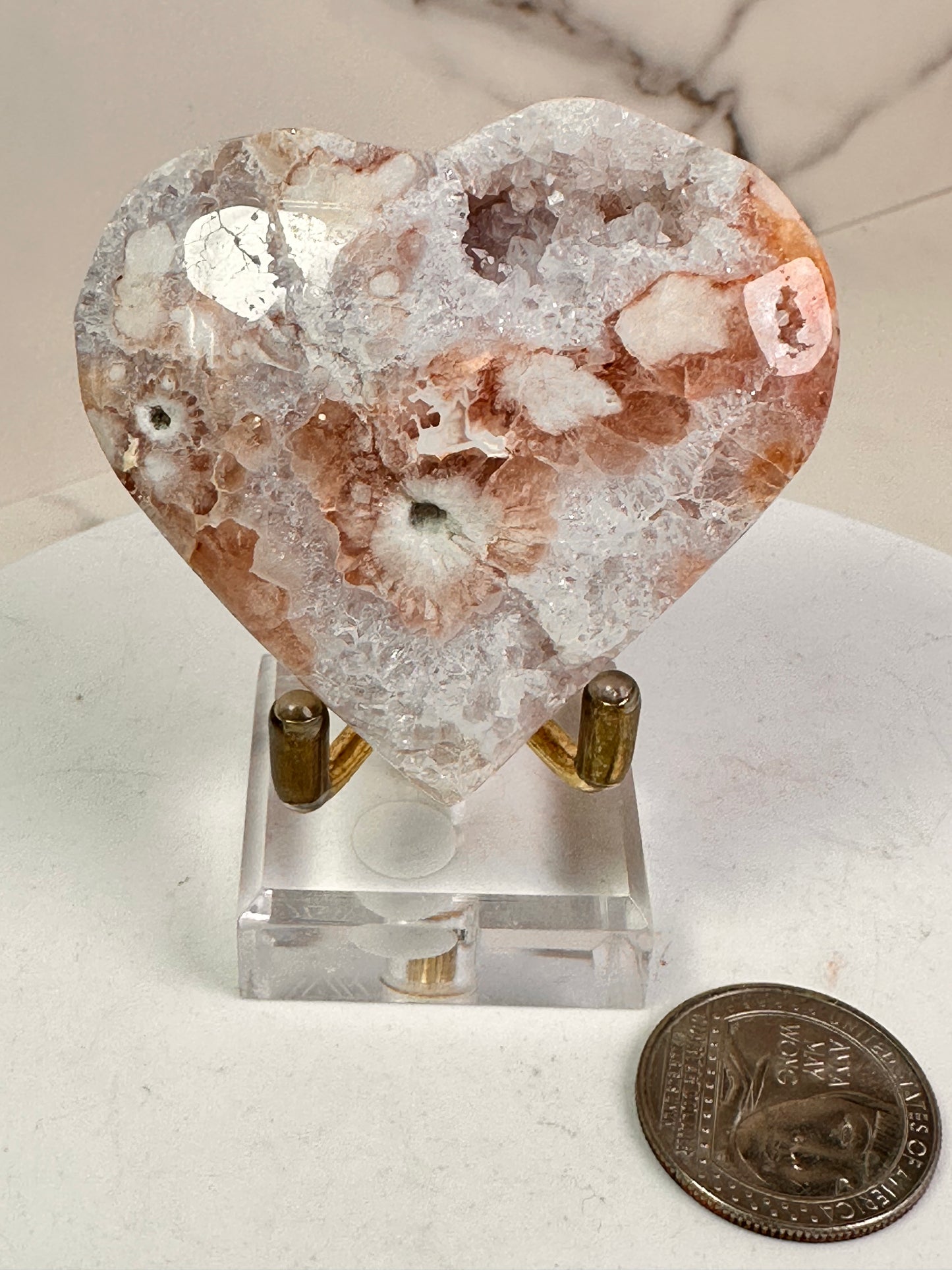 Pink Amethyst Hearts | Brazil