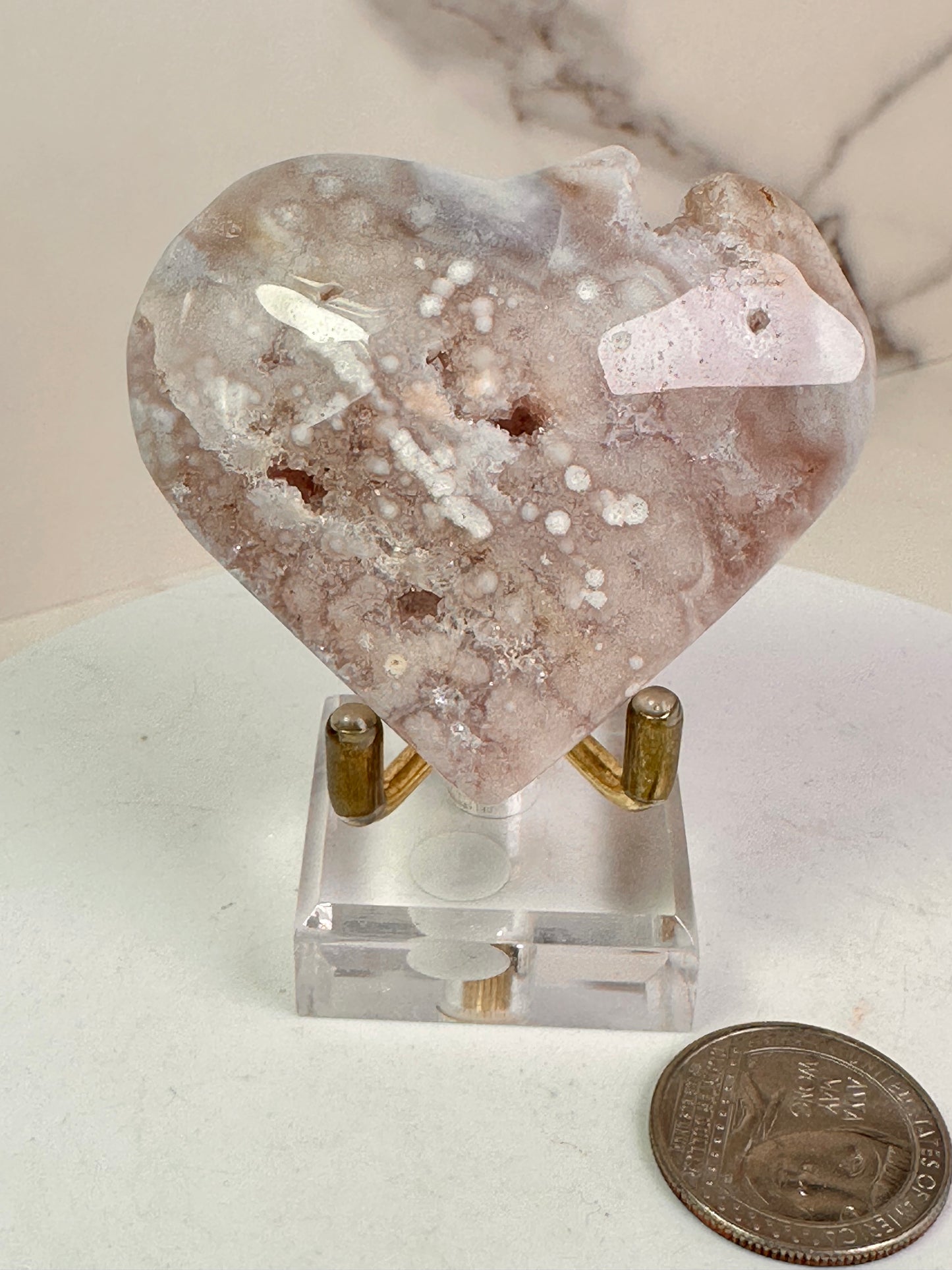Pink Amethyst Hearts | Brazil