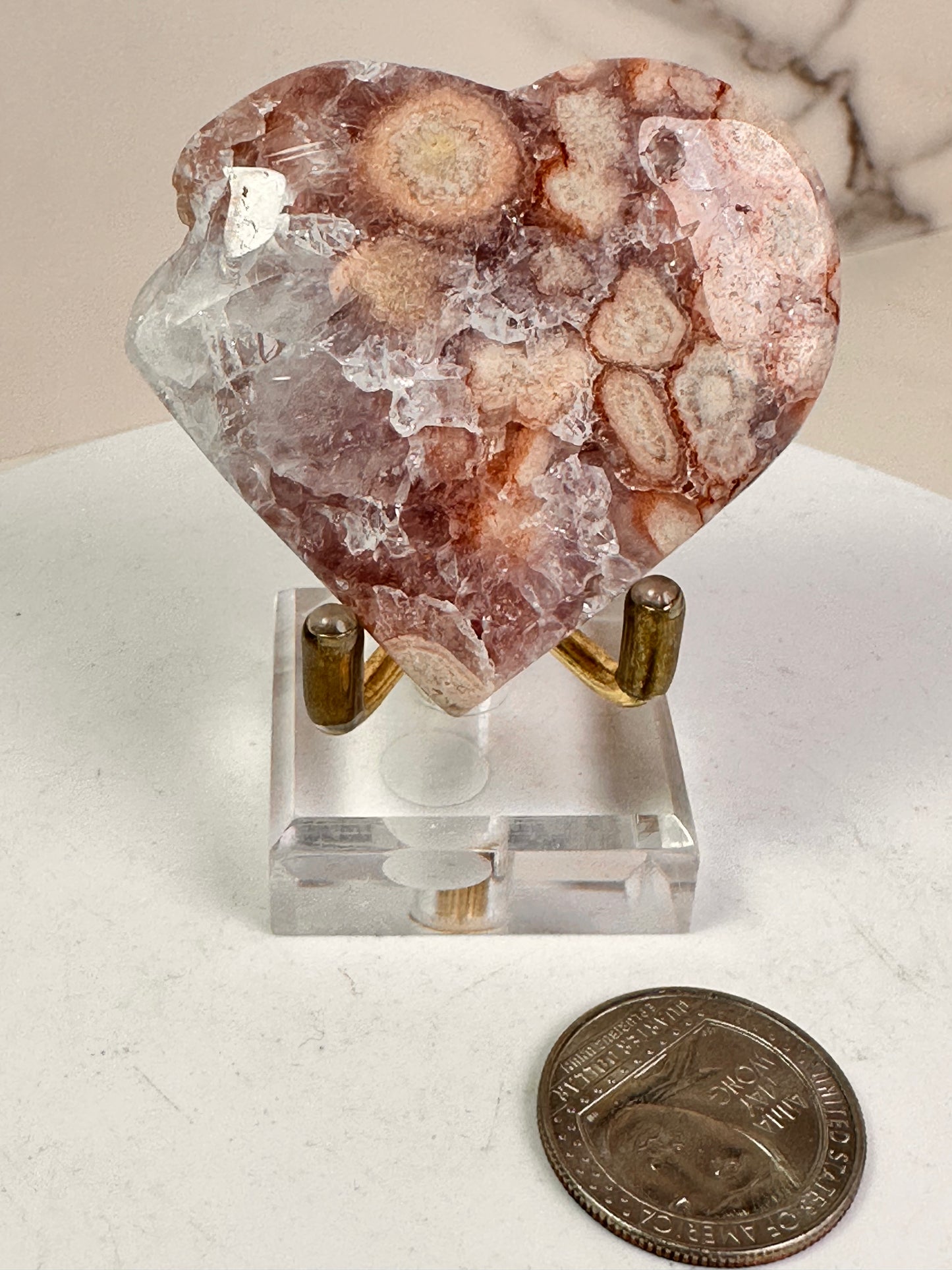 Pink Amethyst Hearts | Brazil