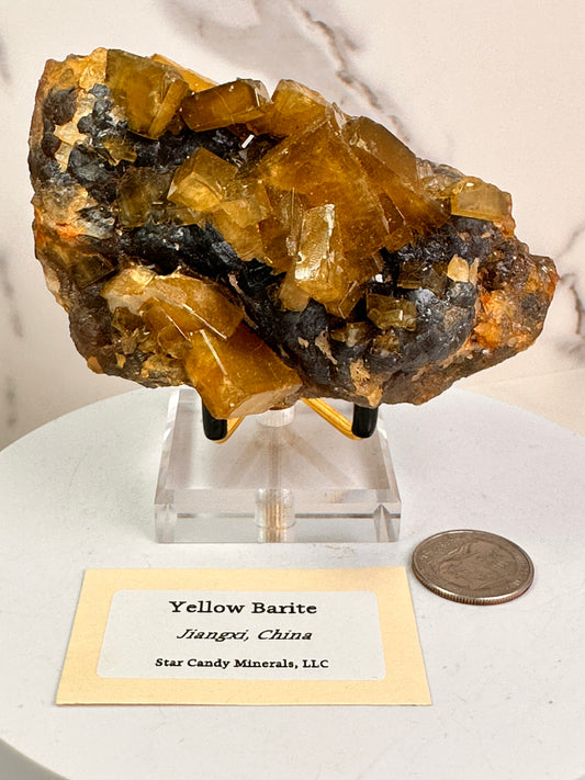 Yellow Barite | Jiangxi, China