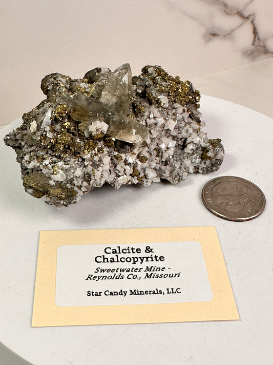 Calcite & Chalcopyrite | Sweetwater Mine, Missouri